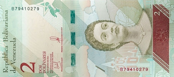 P101 Venezuela - 2 Bolivar (2018)